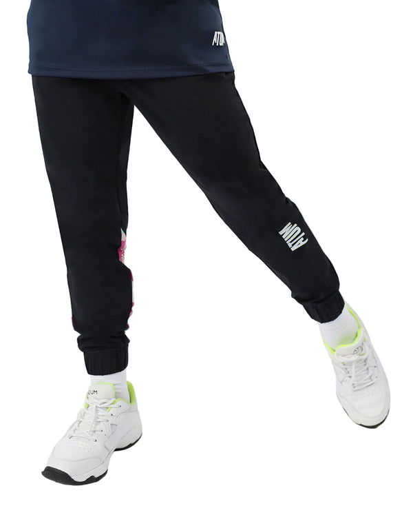 Girl's Trendy Midnight Blue Pants-Atum -79725268