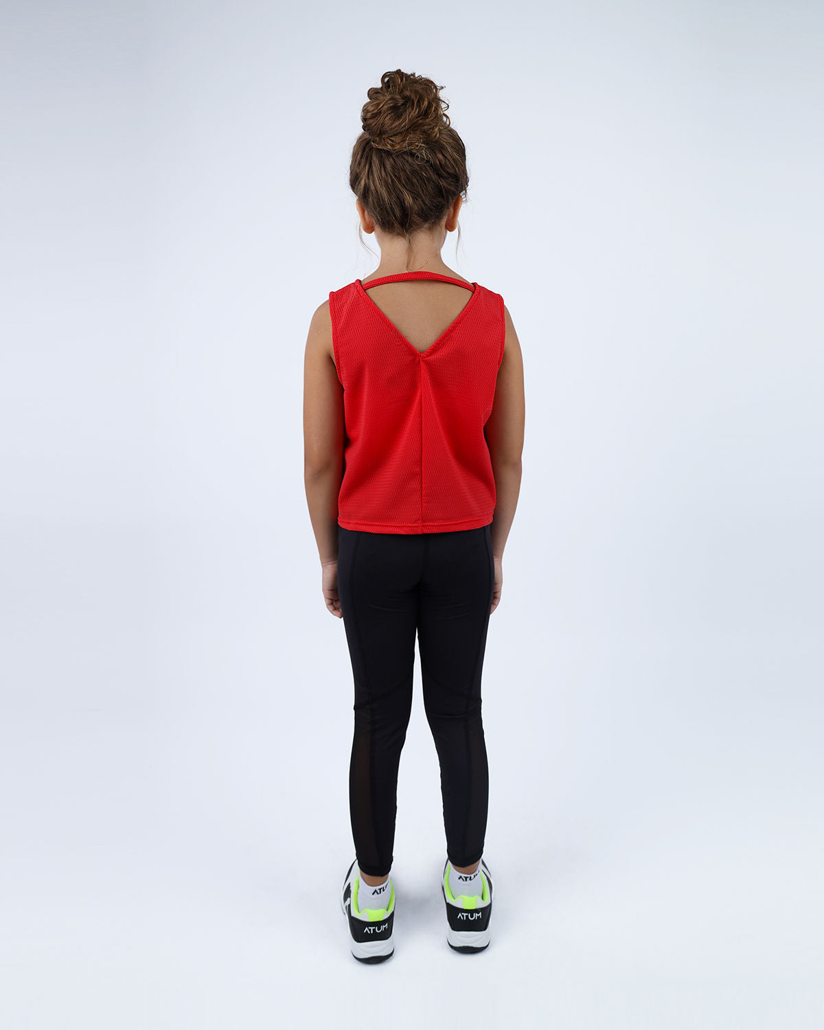 Ultra Sleeveless Cropped Red T-Shirt-Atum -85263849