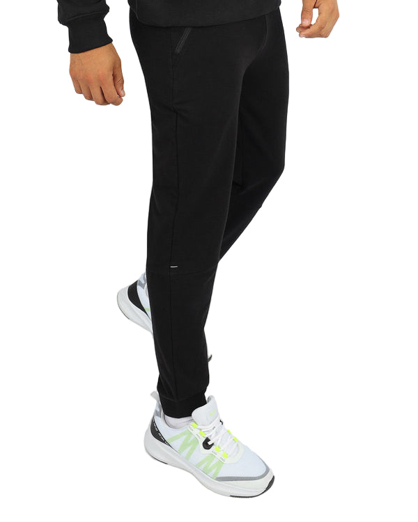Essential Black Jogger Pants-Atum -79024540
