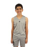 Basic Vneck Gray Tank Top