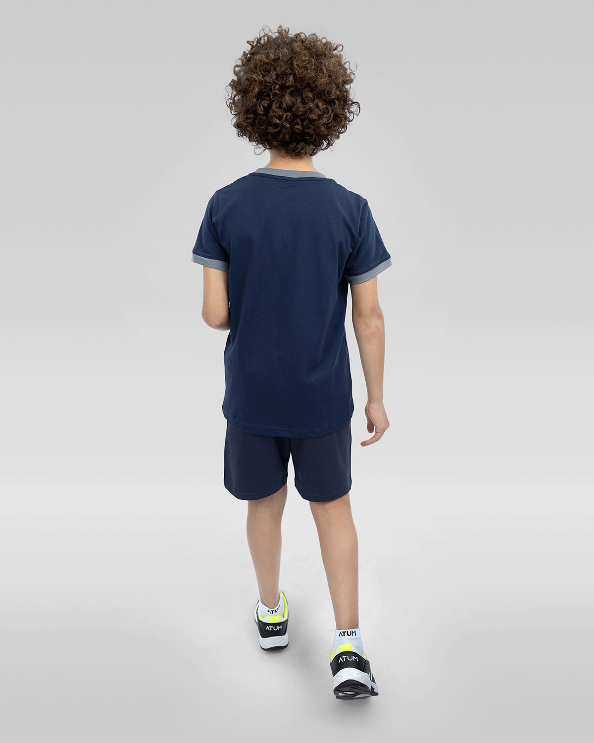 Be Fit Crew-Neck Navy T-Shirt-Atum -56308288