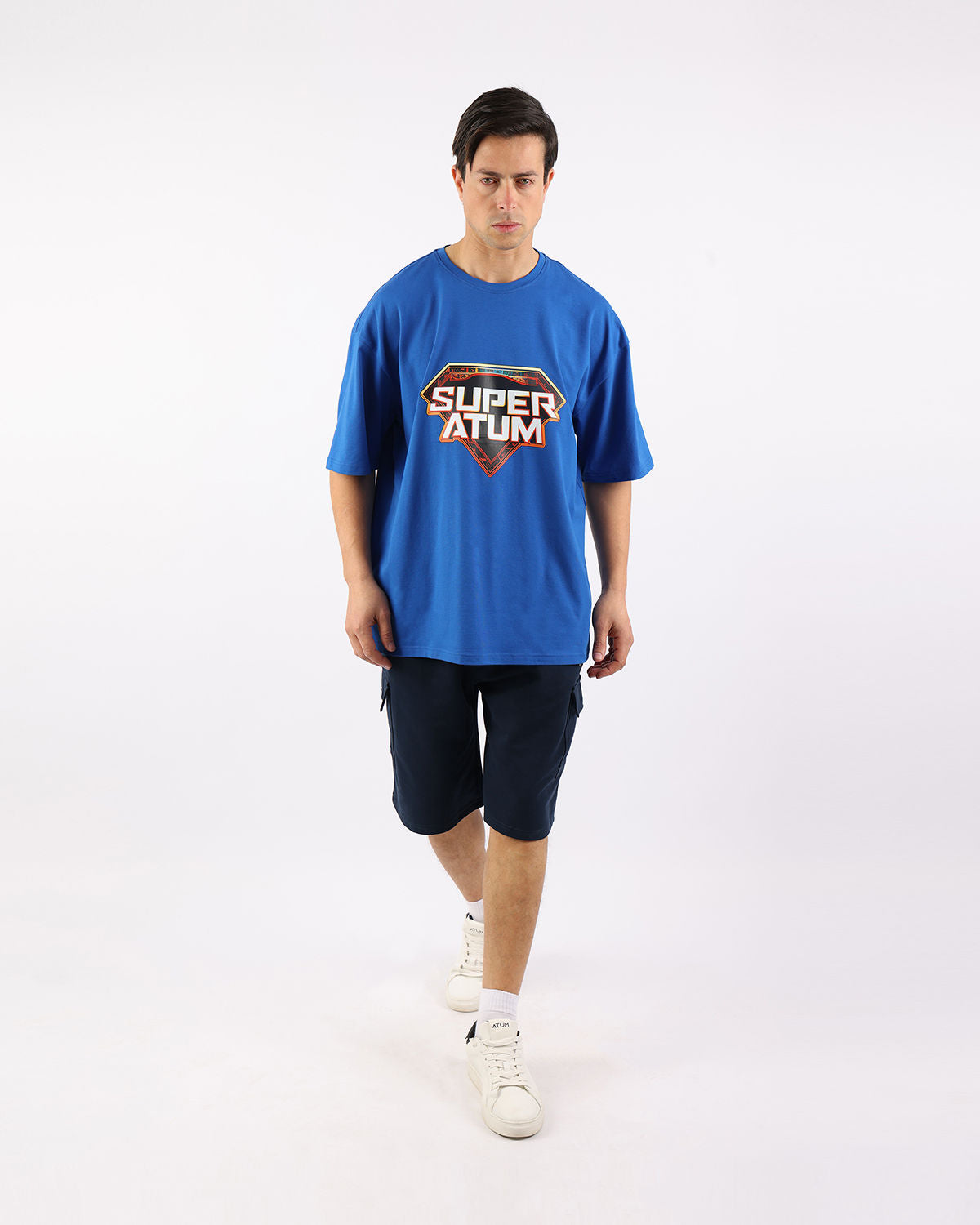 Supreme Blue Men's T-Shirt-Atum -89705559