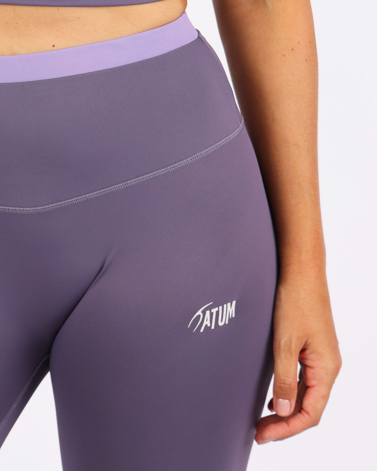 LuxeLean DuoTone Violet Leggings-Atum -91486107