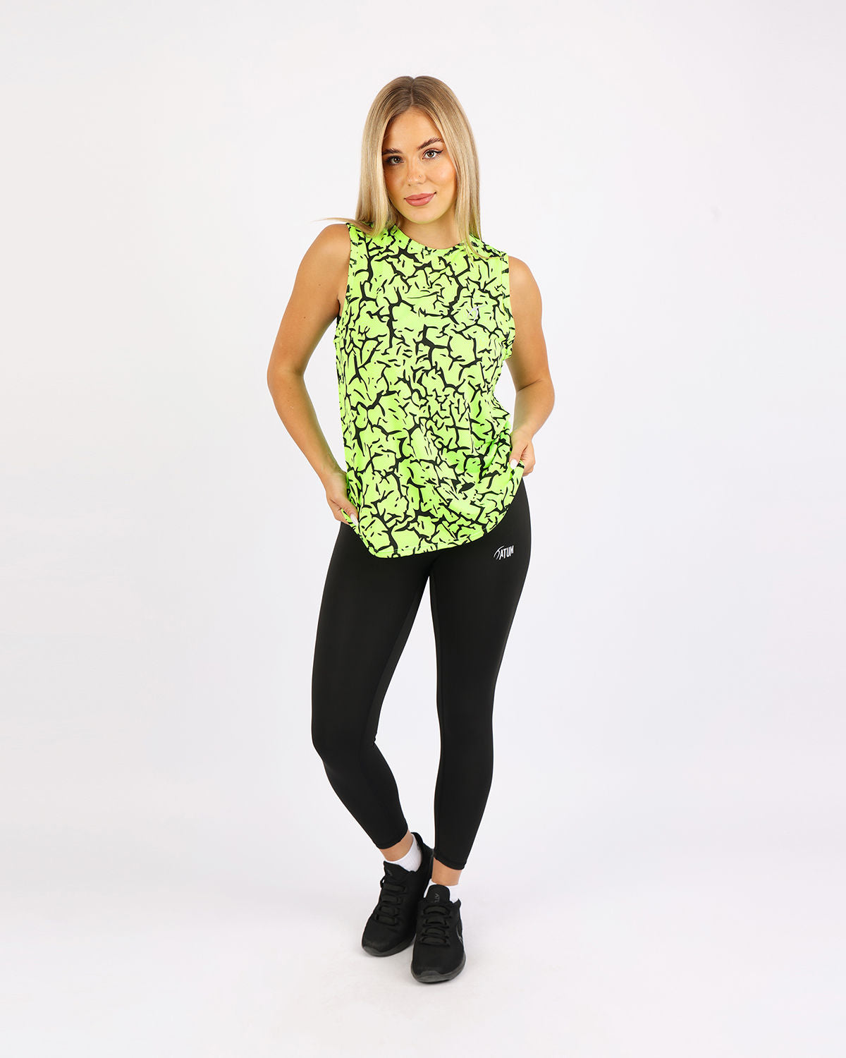 Hyper Sleeveless Green Tank Top-Atum -35418502