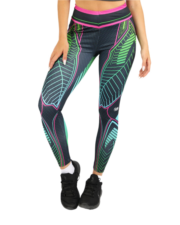 Strike Performance Green Leggings-Atum -8095896