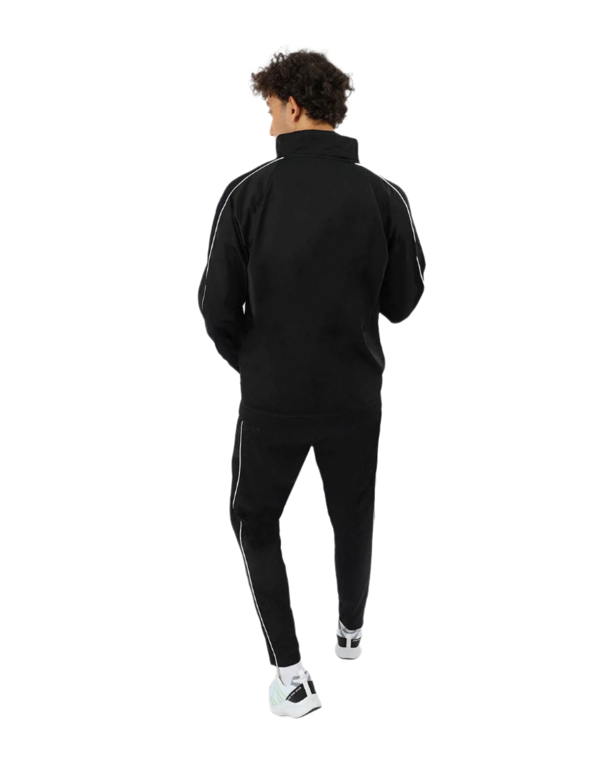 Men's Basic Black Tracksuit-Atum -27712884