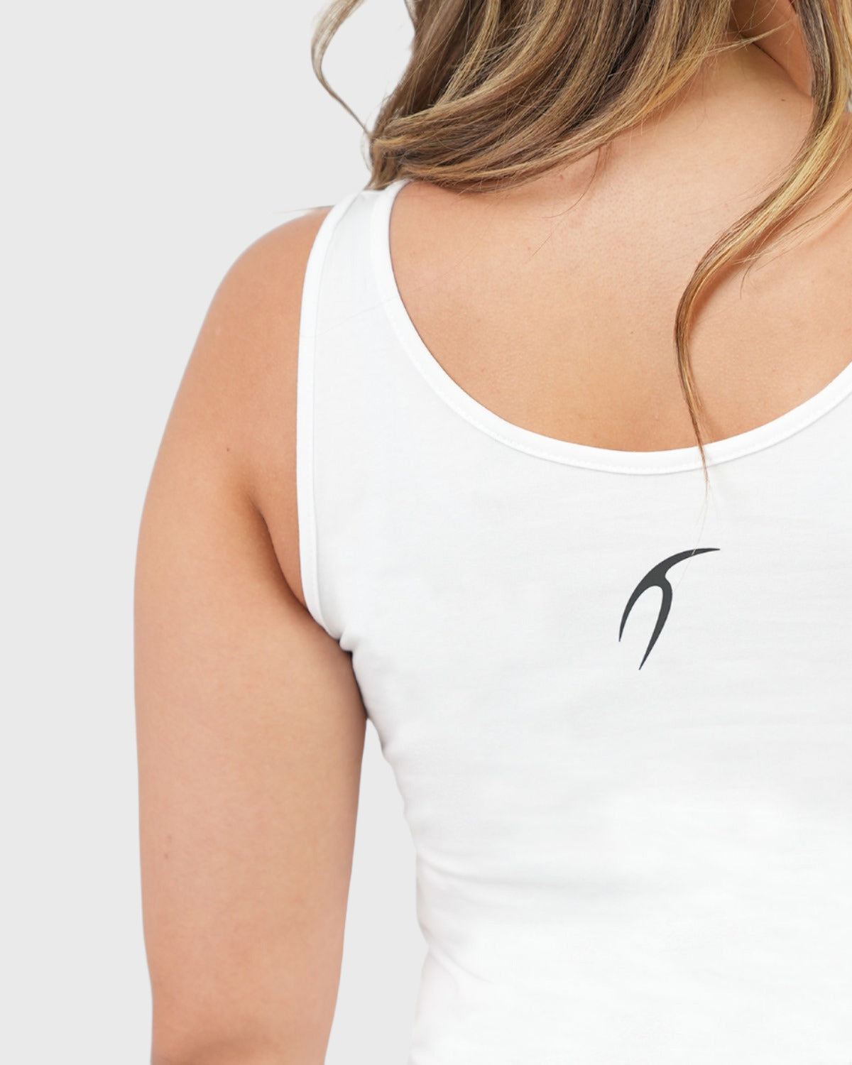 Basic White Tank Top-Atum -76454436