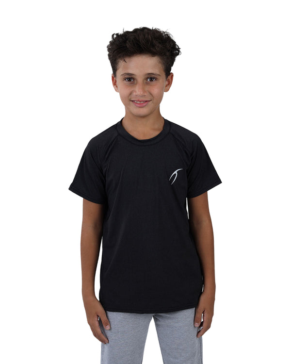 Power-On Sports Black T-Shirt-Atum -52098385