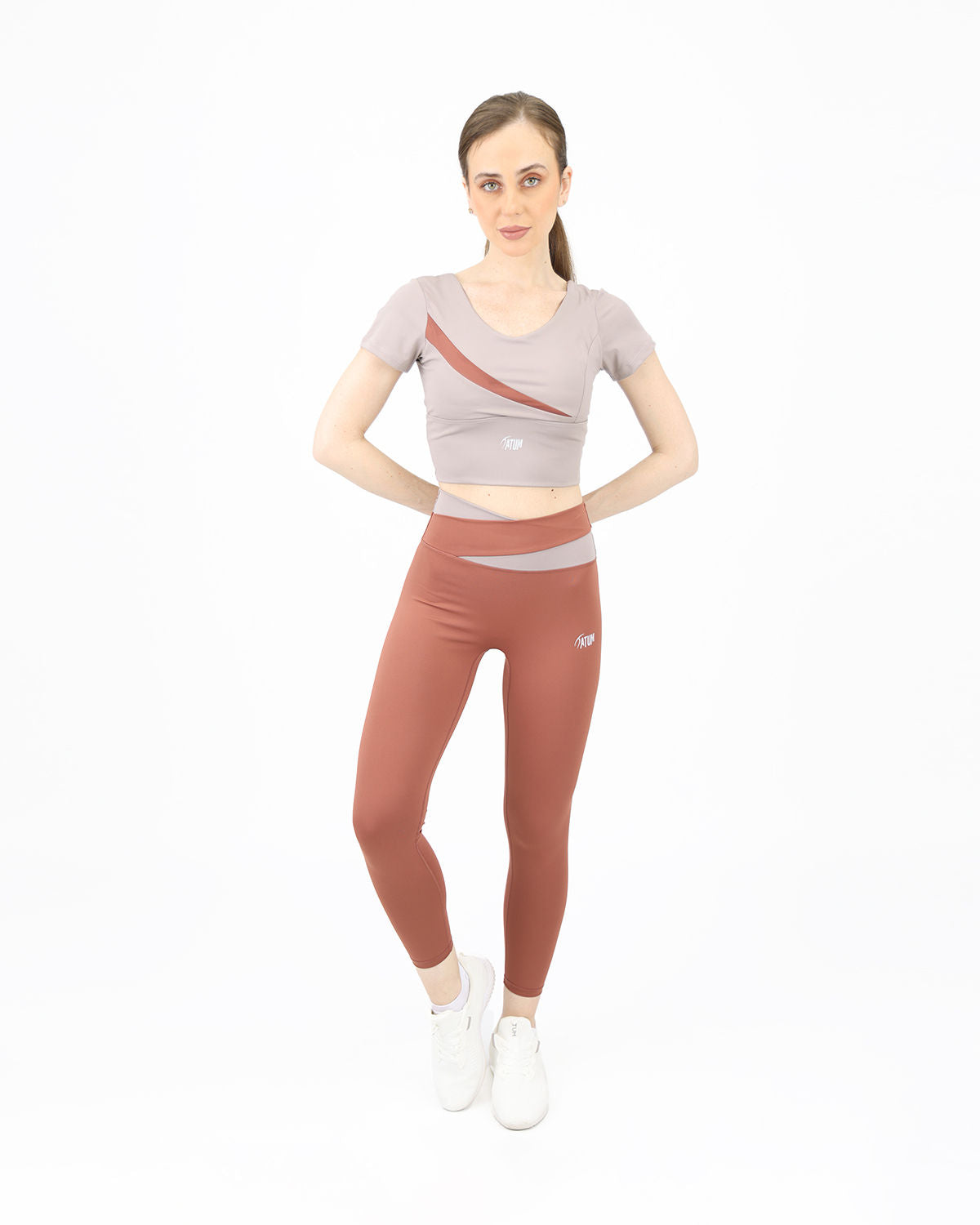 Horizon Duo Curve Orange Leggings-Atum -89598795