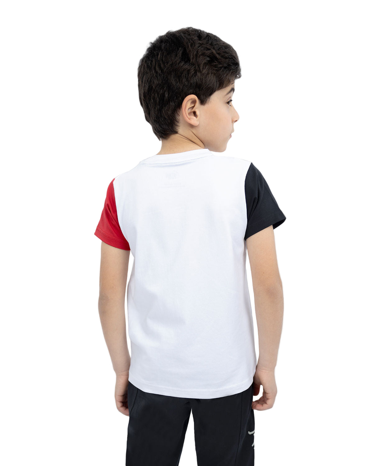 Graphic Logo Boy's White T-Shirt