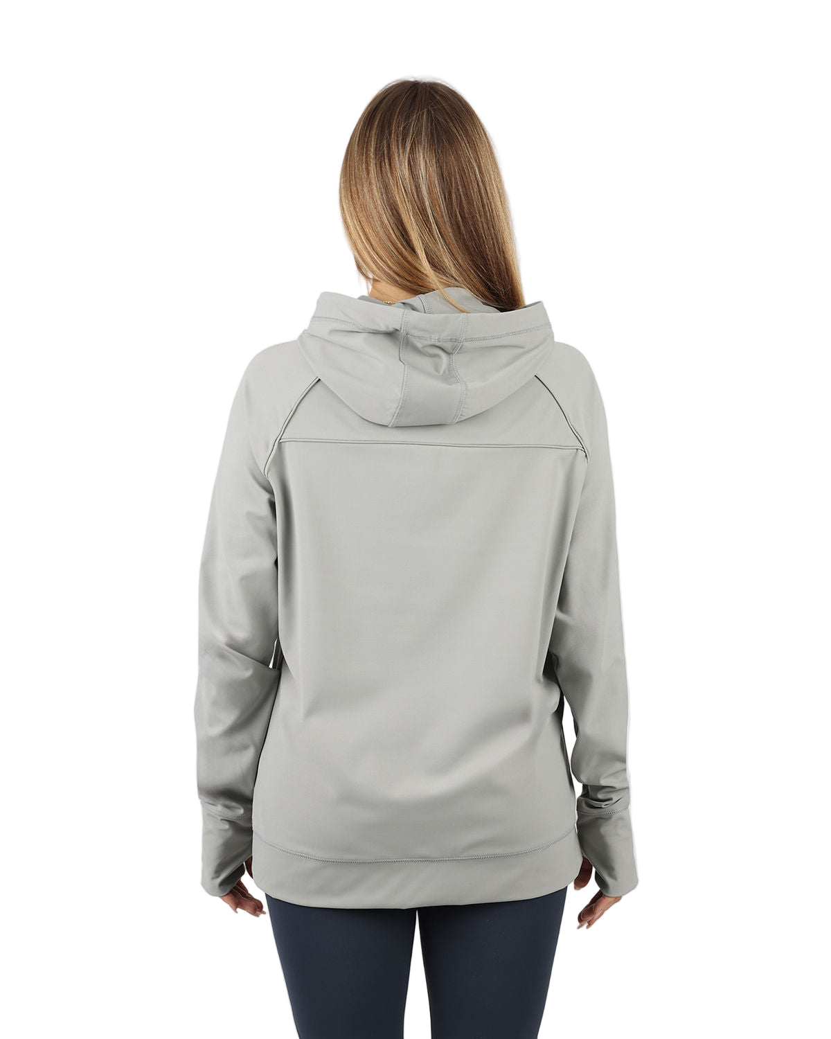 Long-Sleeve Training Gray Hoodie-Atum -493744