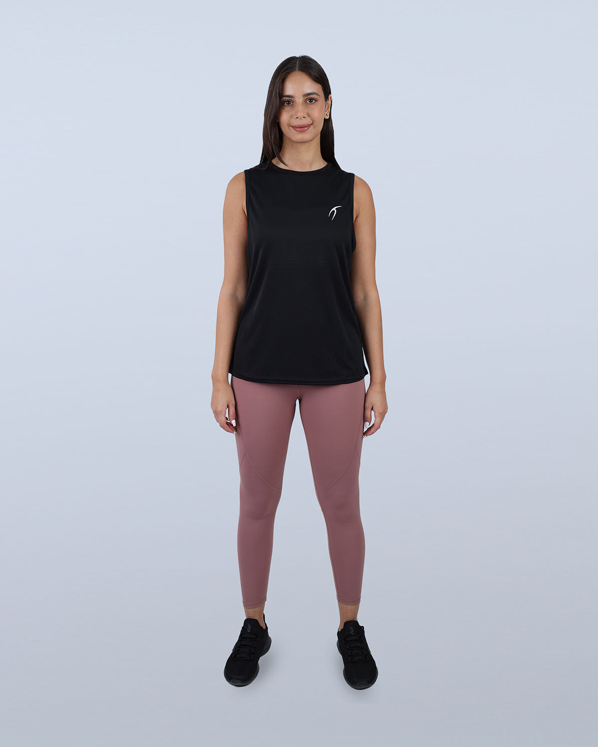 Modal Yoga Black Tank Top-Atum -30477829