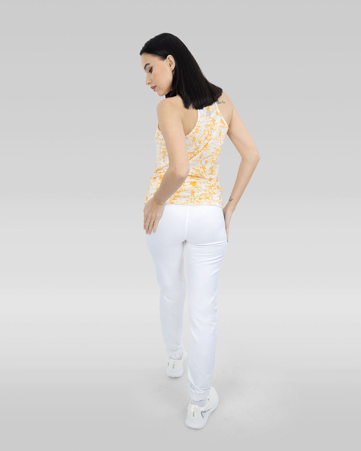 Printed Gold Tank Top