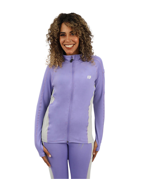 Long Sleeves Purple Jacket-Atum -66830740
