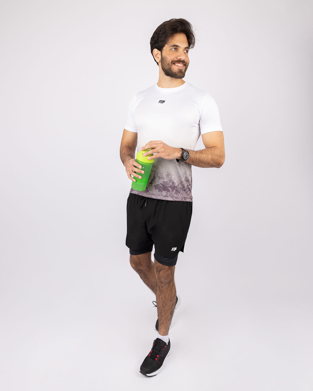 Hidden Pocket Black Training Short-Atum -26078373