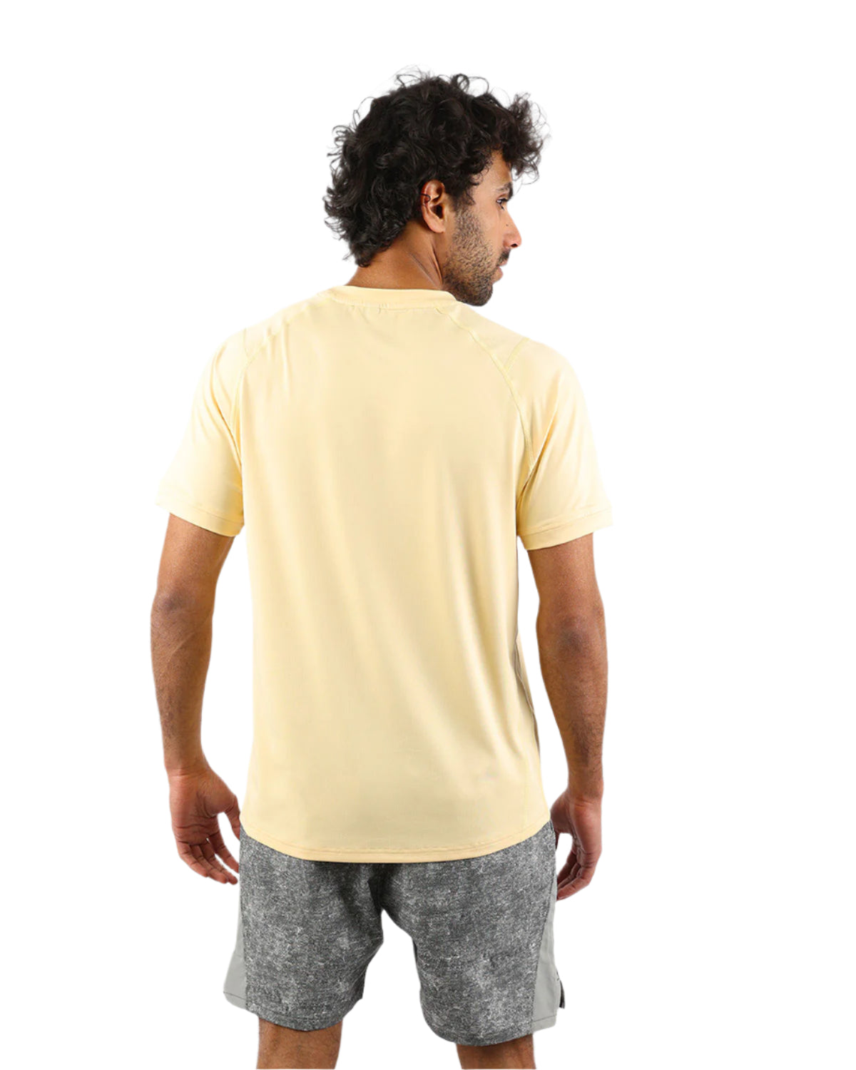 Energy Flow Men's Yellow T-Shirt-Atum -95945832