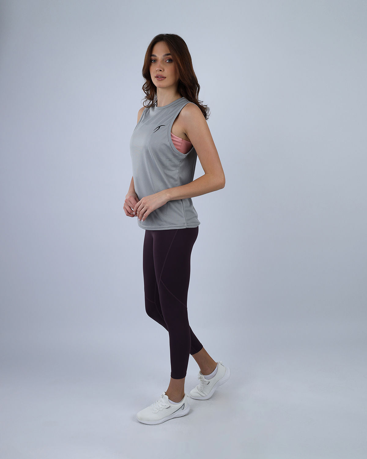 Modal Yoga Gray Tank Top-Atum -33604213