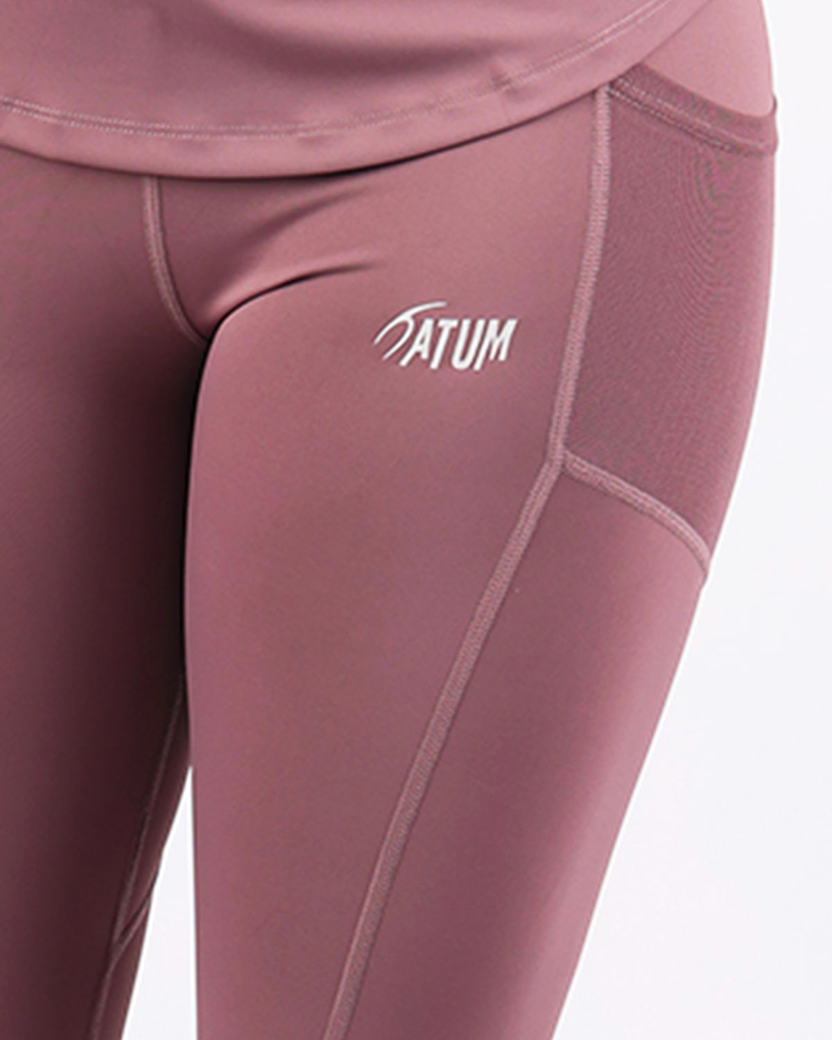 Pocket Flex Capri Violet Leggings-Atum -33052484