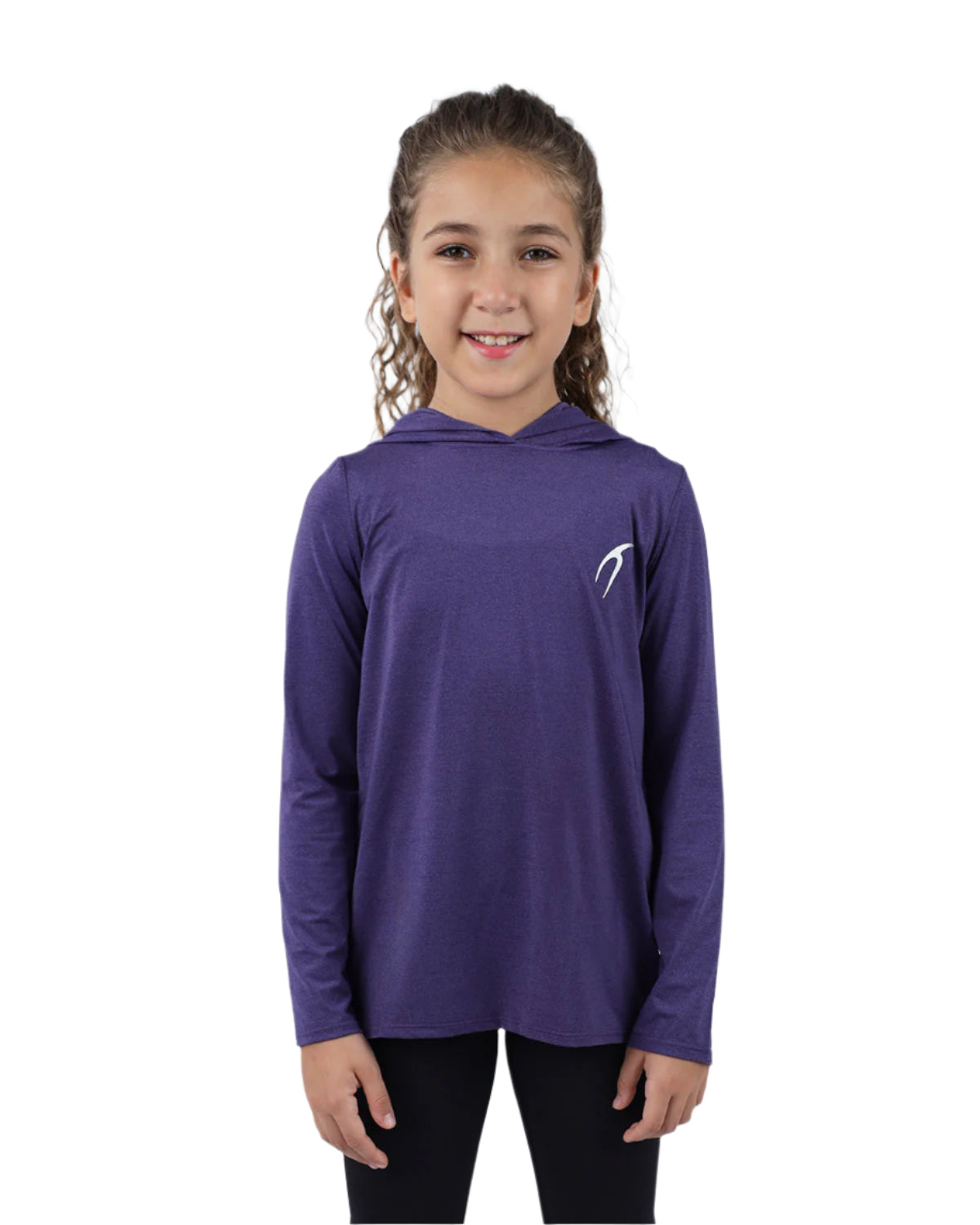 Vivid Long-Sleeve Purple Hoodie-Atum -91062302