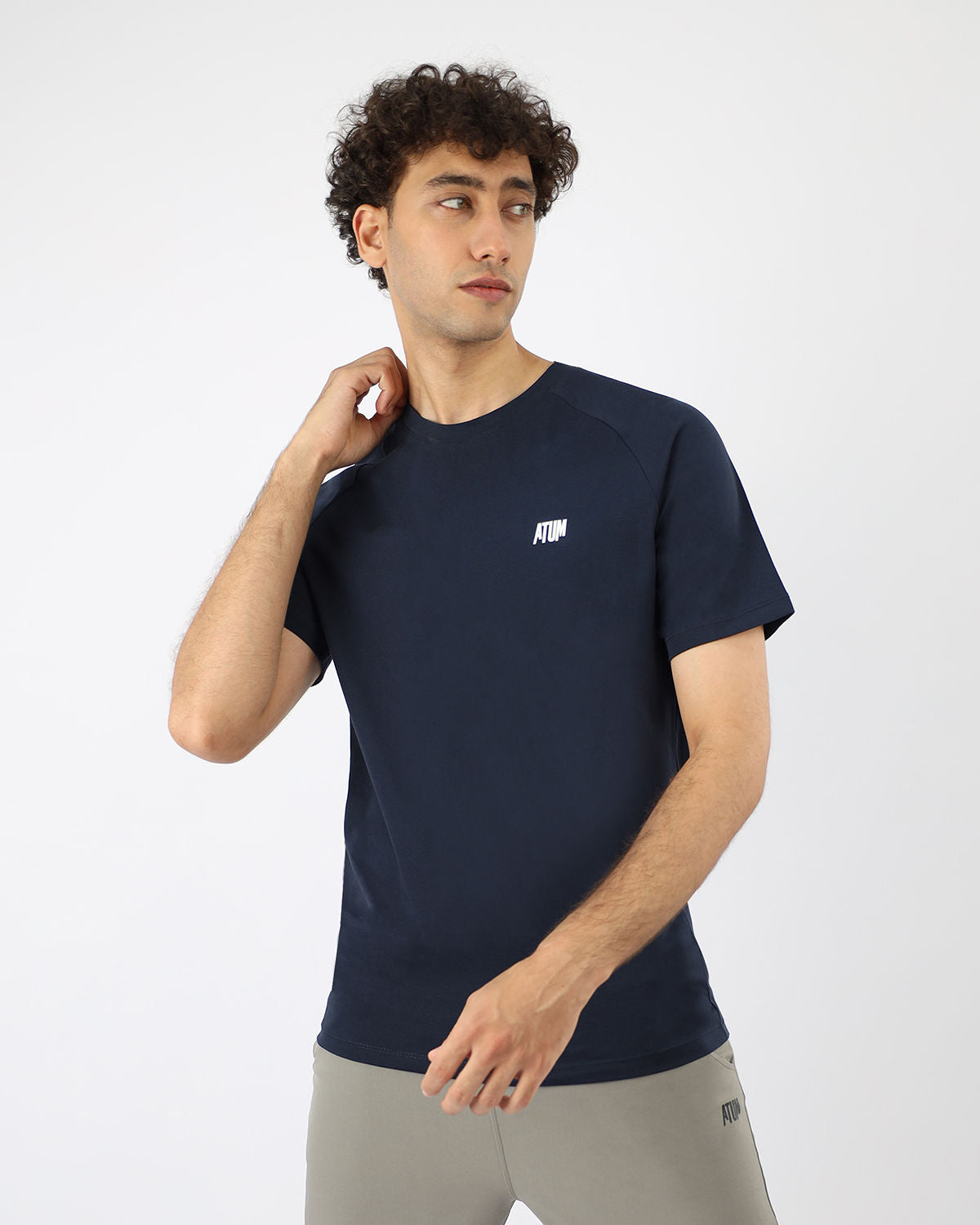 Men's Cotton Navy Teee-Atum -52005201
