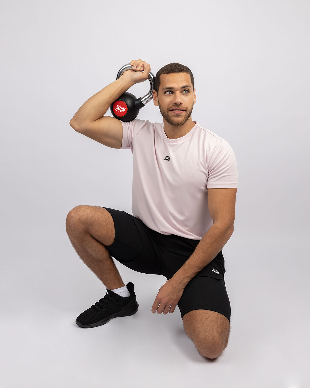 Squat Core Mesh Rose T-Shirt-Atum -76603598