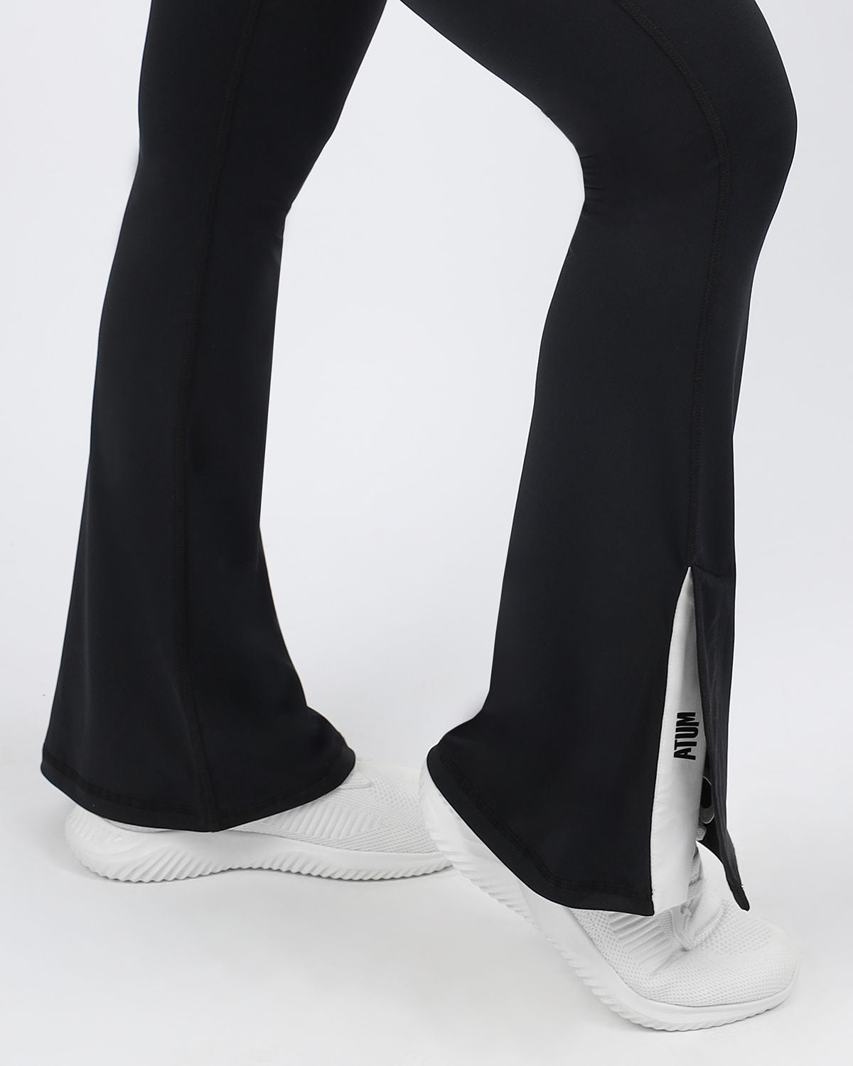 Slit Yoga Black Leggings-Atum -32281029