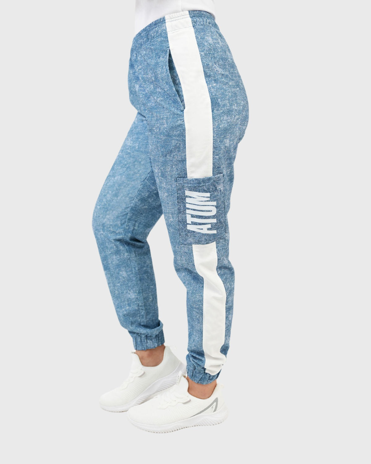 Gym Track Navy Women's Pants-Atum -25517133