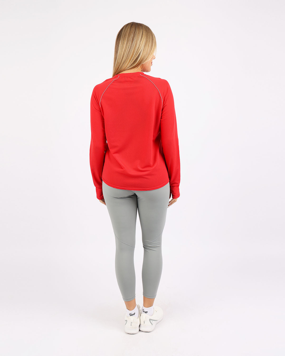 Long-Sleeve Training Red Top-Atum -86117904
