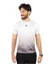 Round Printed Gray T-Shirt