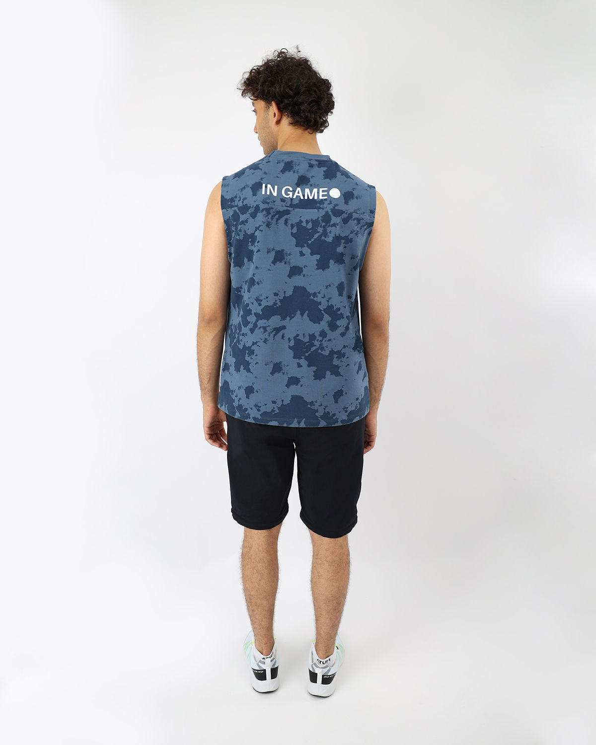 Men's Essential Navy Tank Top-Atum -4913586