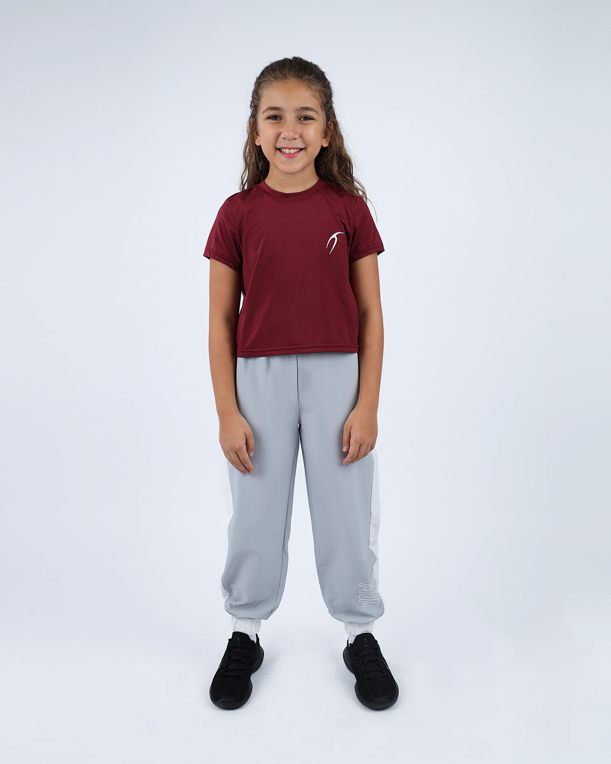 INGAME Short-Sleeve Burgundy T-Shirt-Atum -23079163