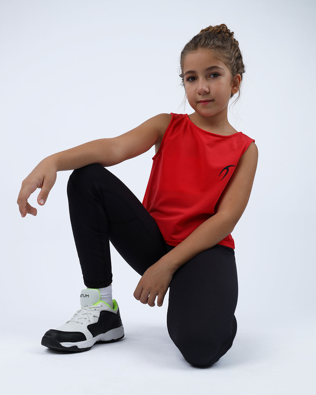 Ultra Sleeveless Cropped Red T-Shirt-Atum -37429528