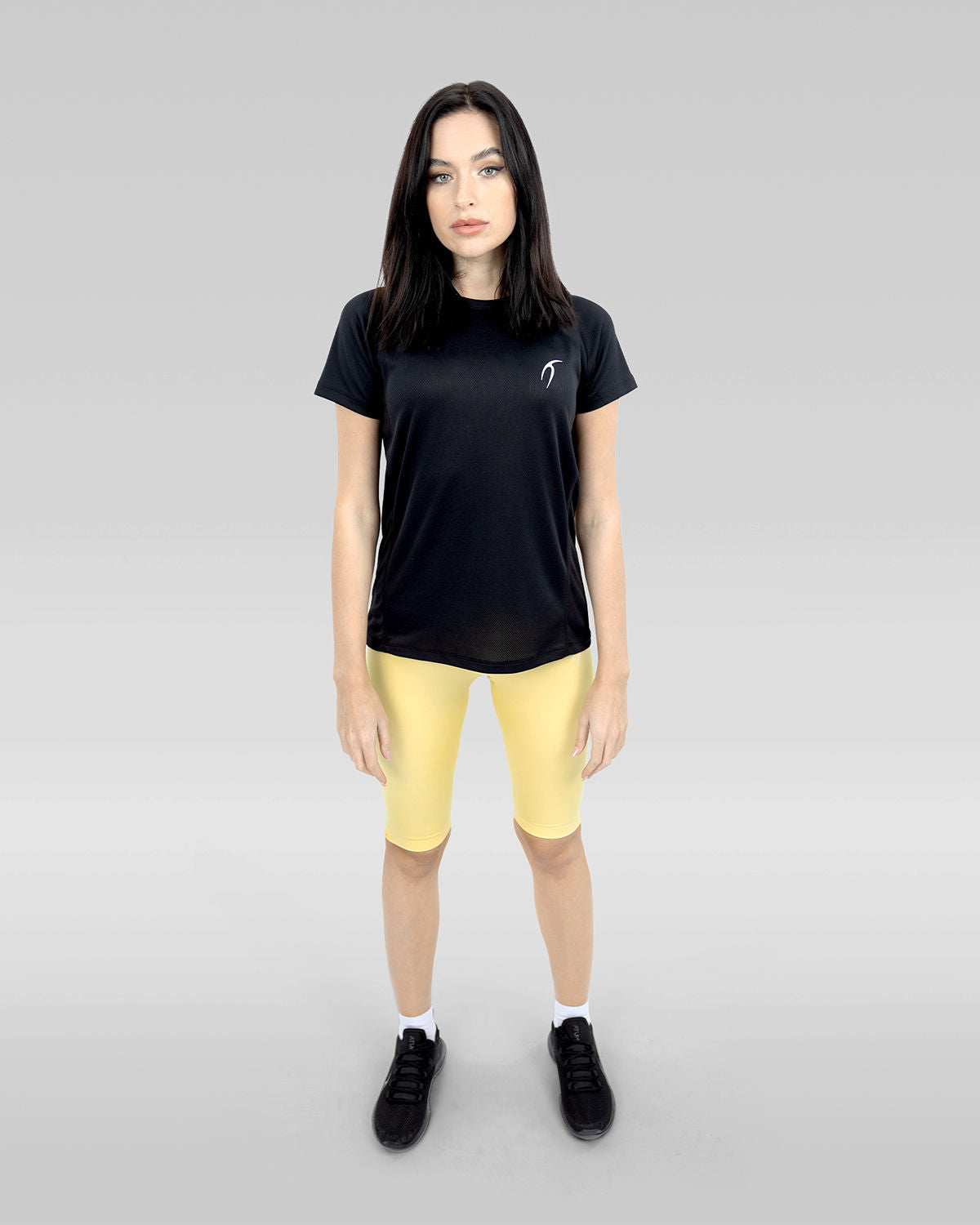 Basic Essentials Yellow Short Leggings