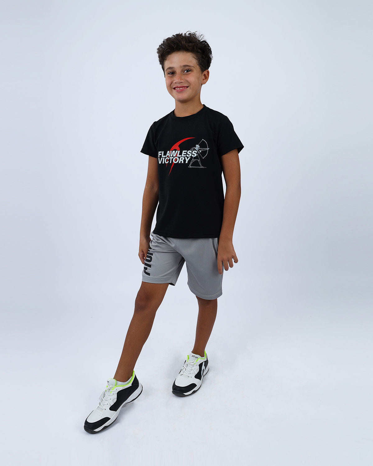 Knight Victory Sports Black T-Shirt-Atum -45972118