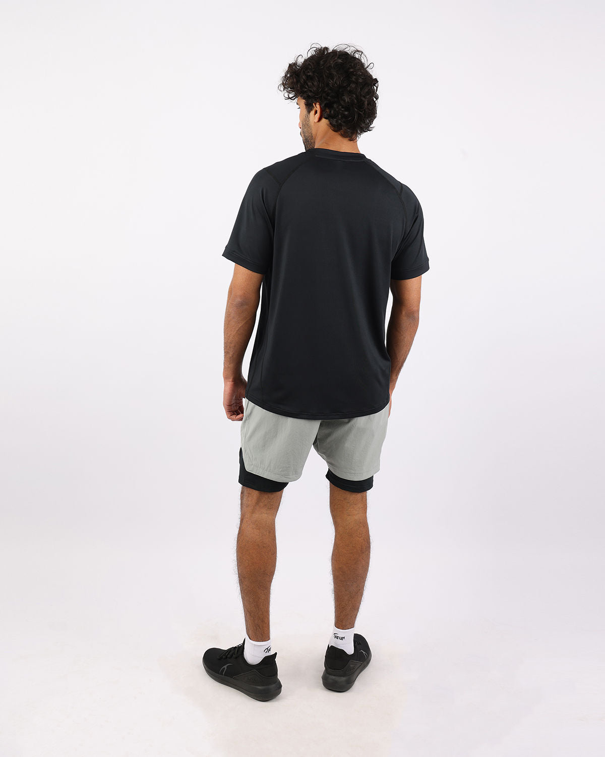 Energy Flow Men's Black T-Shirt-Atum -64572147