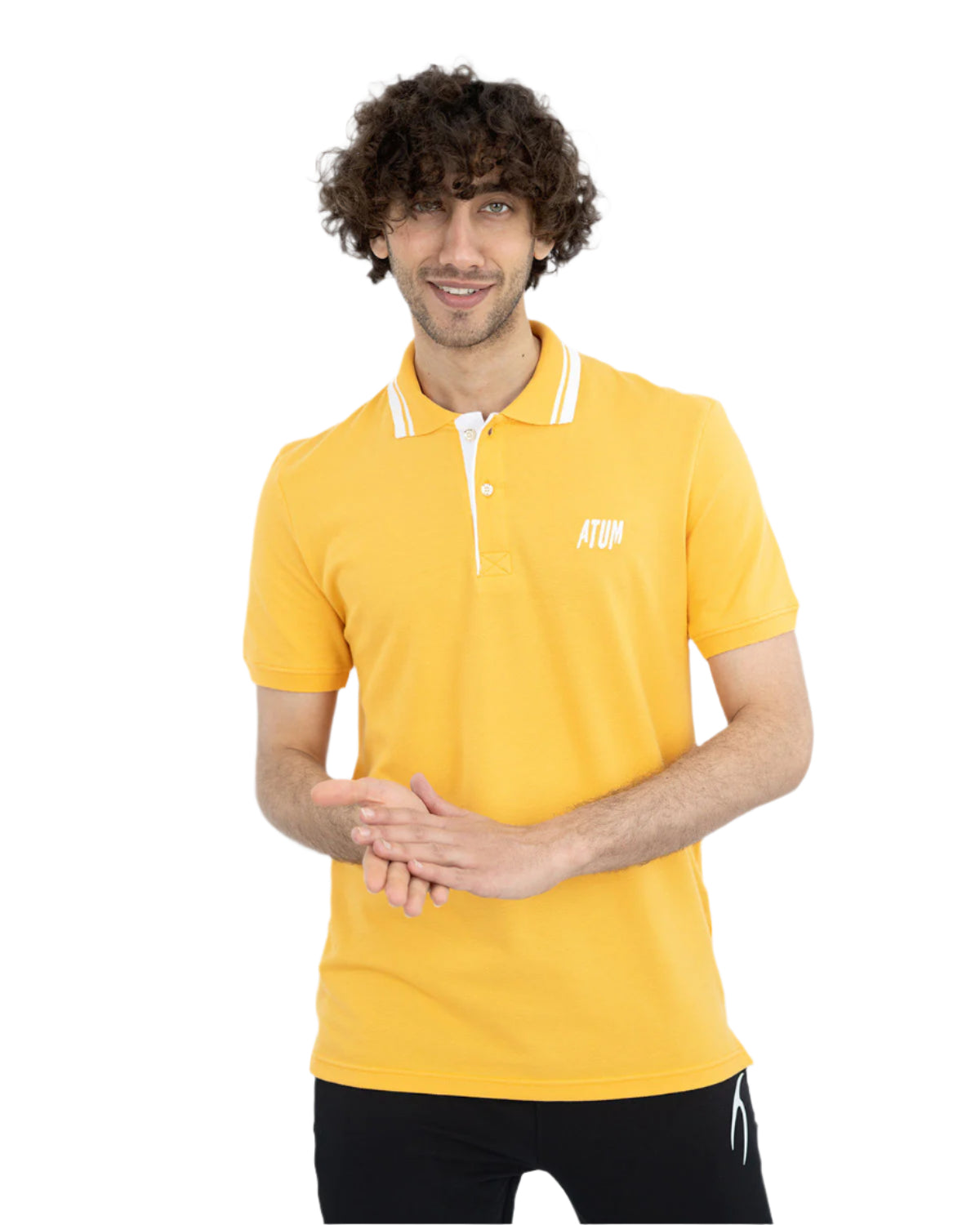 Splash Men's Gold Polo Shirt