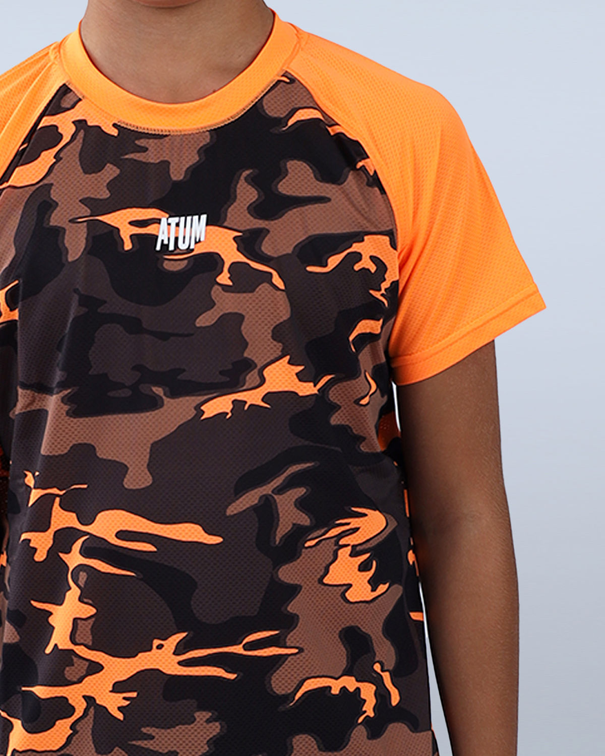 Army Training Sports Orange T-Shirt-Atum -52453169