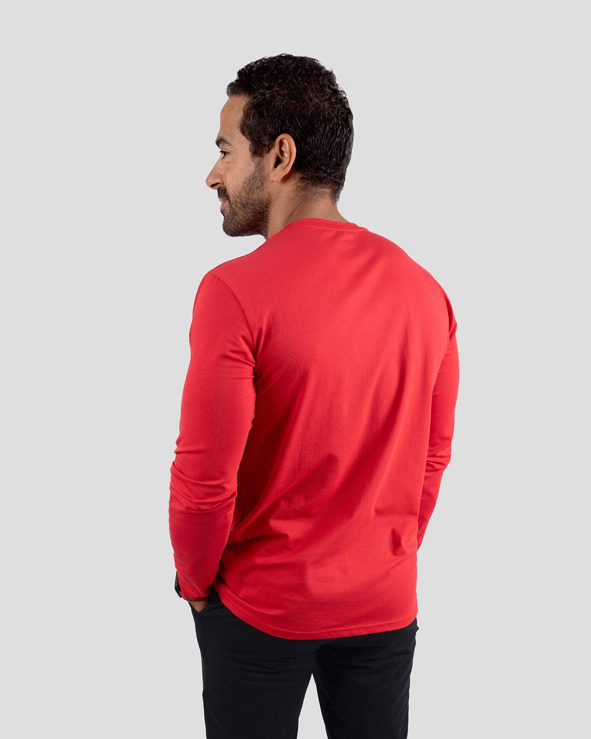Optimum Men's Red T-Shirt-Atum -55891125