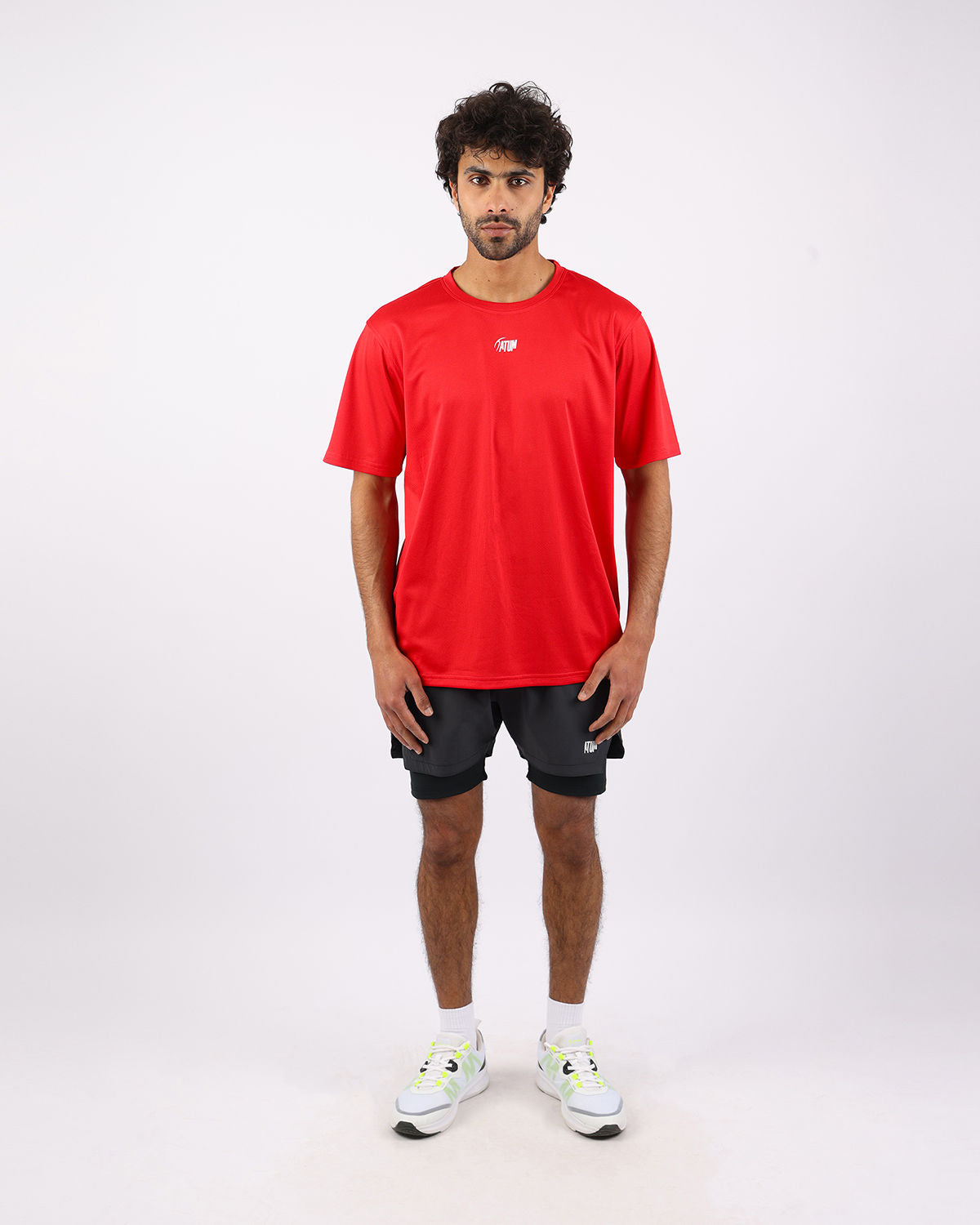 Prime Fit Men's Red T-Shirt-Atum -89780892