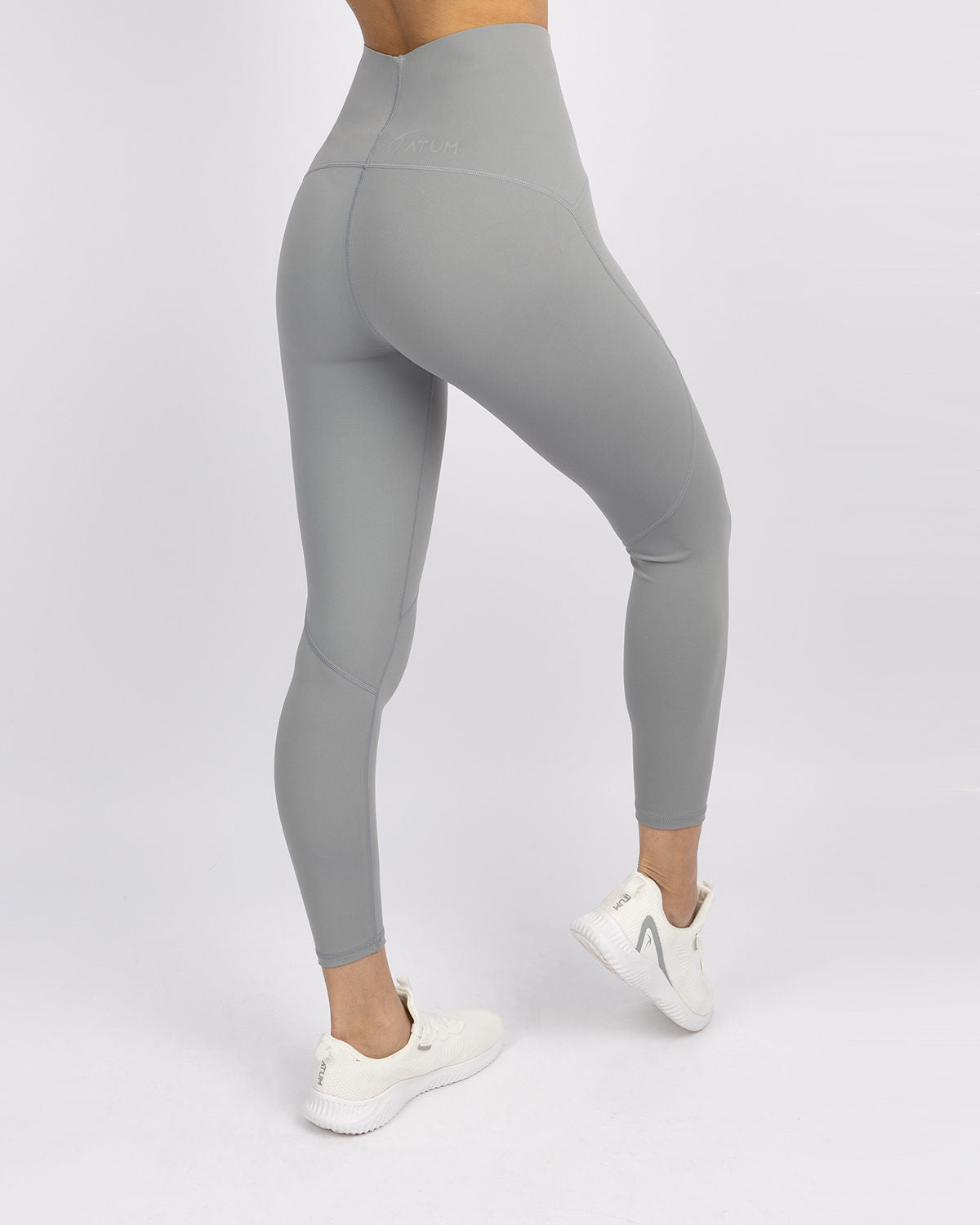 Premium High-Waisted Women's Leggings -  Gray