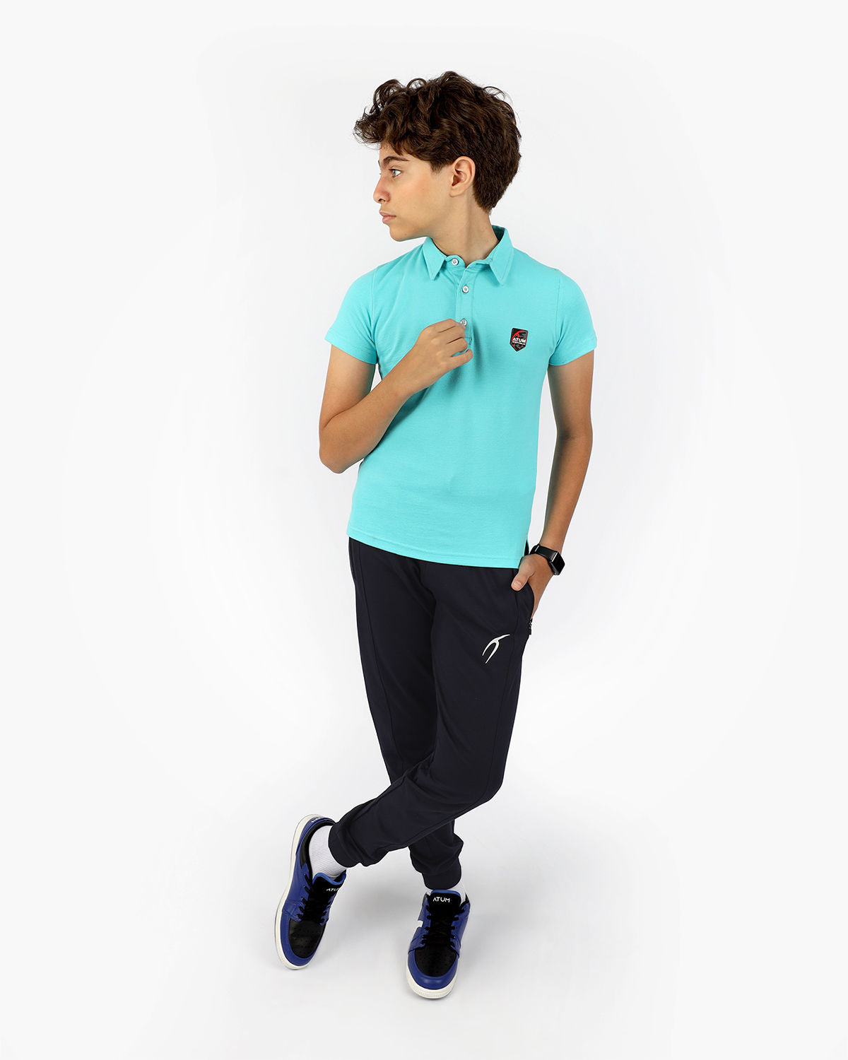 Juniors Dynamic Navy Sweatpants-Atum -46916725