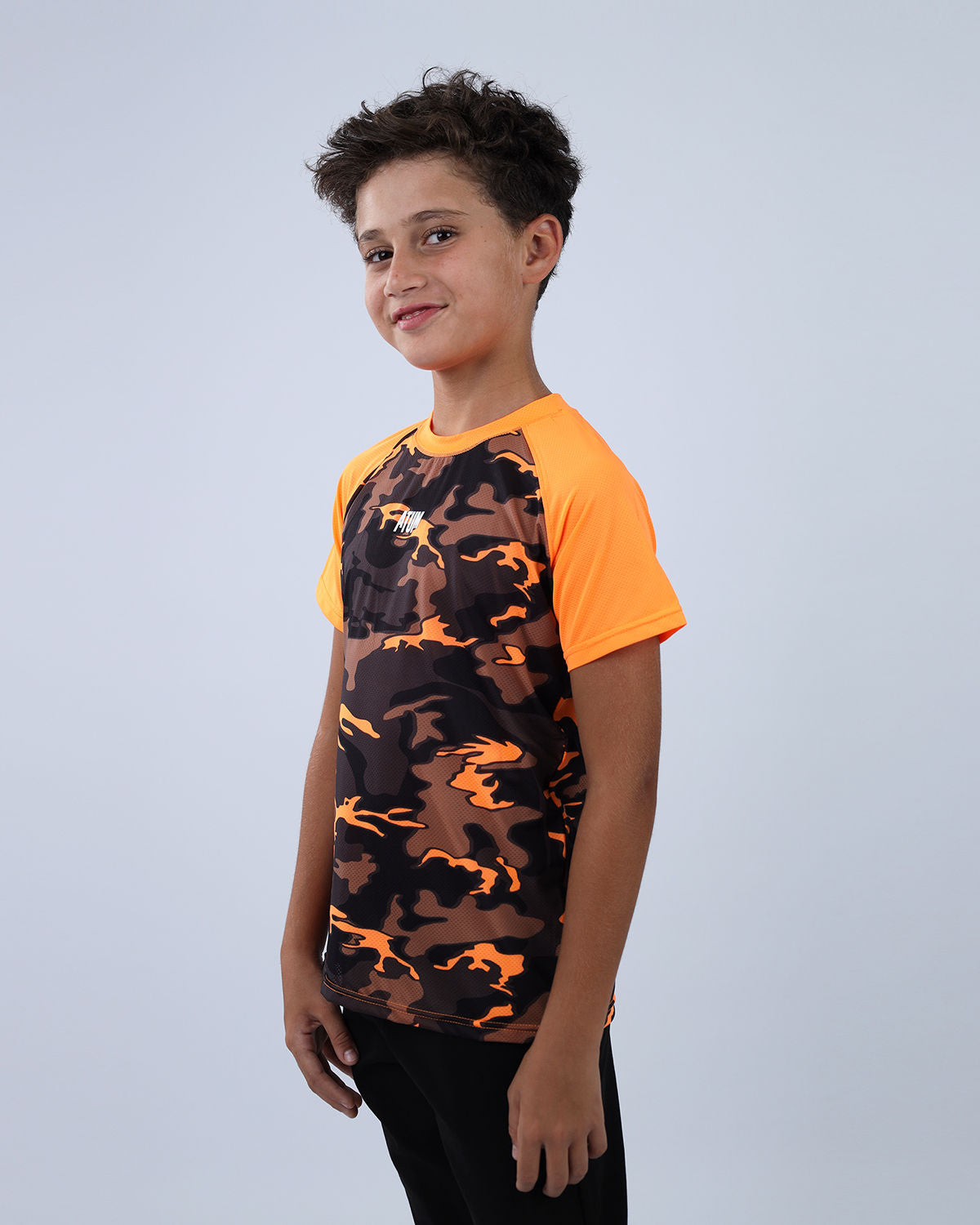 Army Training Sports Orange T-Shirt-Atum -21388535