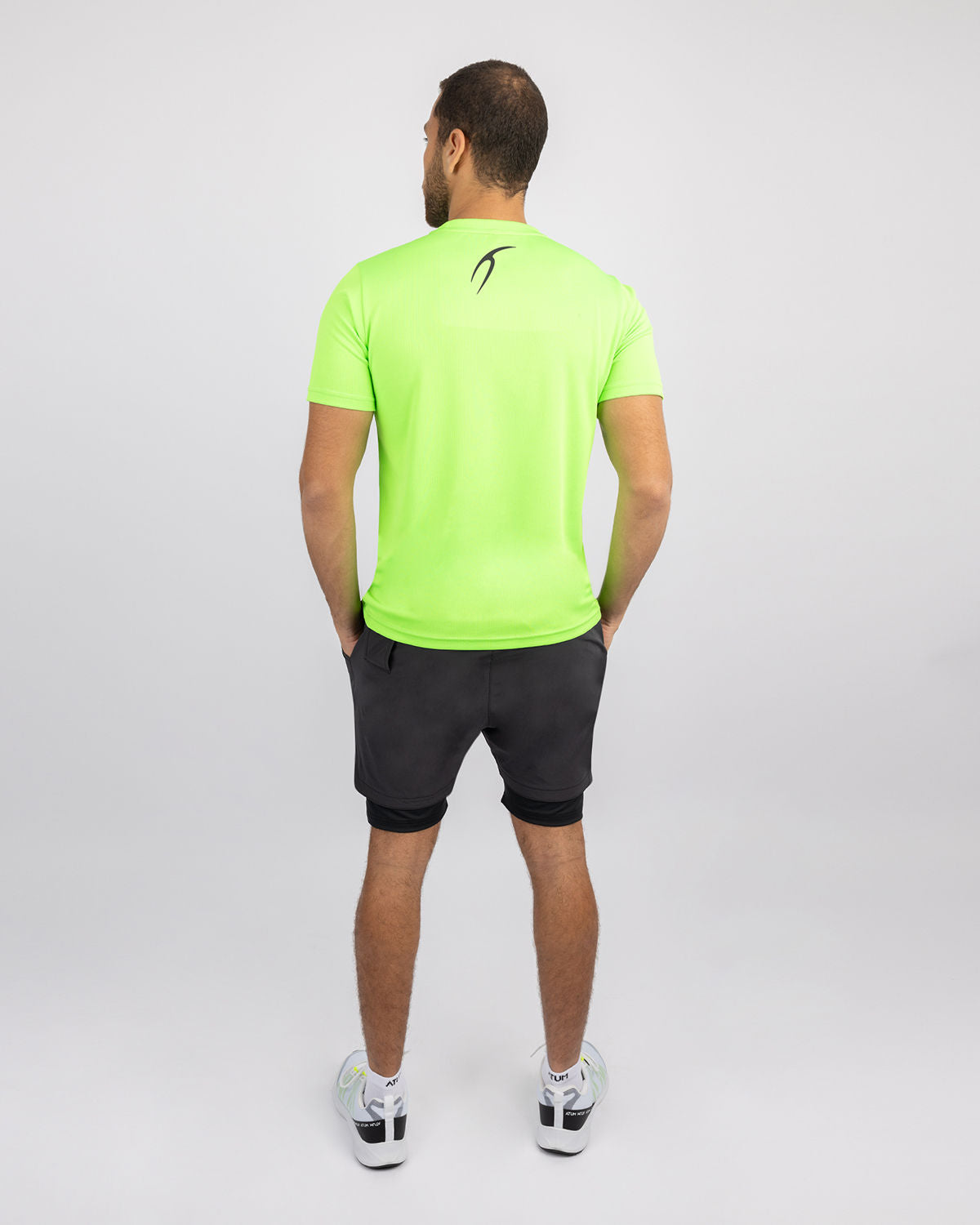 Hidden Pocket Gray Training Short-Atum -21046243