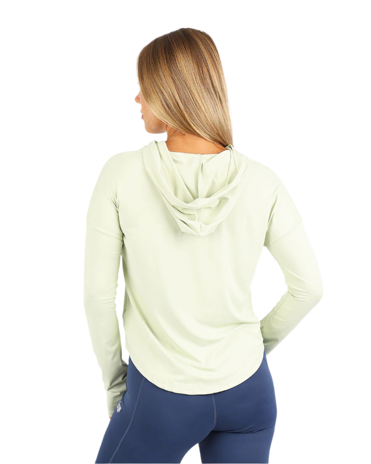 Long Slevess Women's Green Hoodie-Atum -18926166