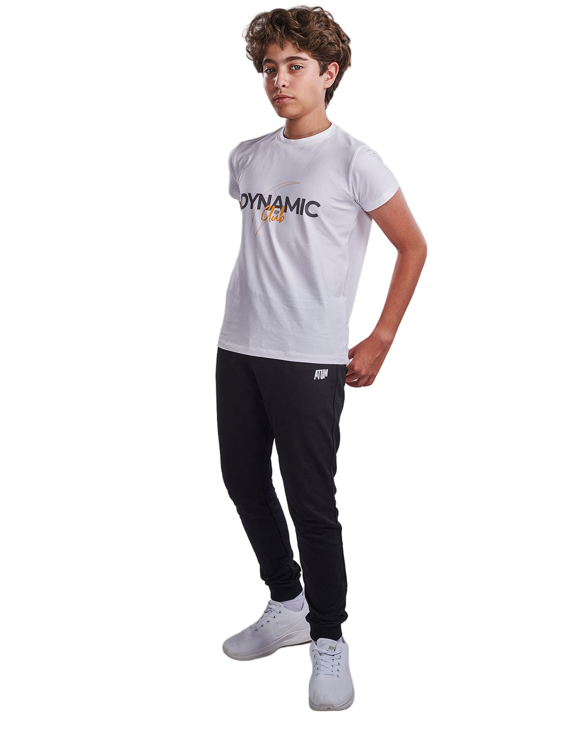 Boy's Dynamic Club White T-Shirt-Atum -24014620