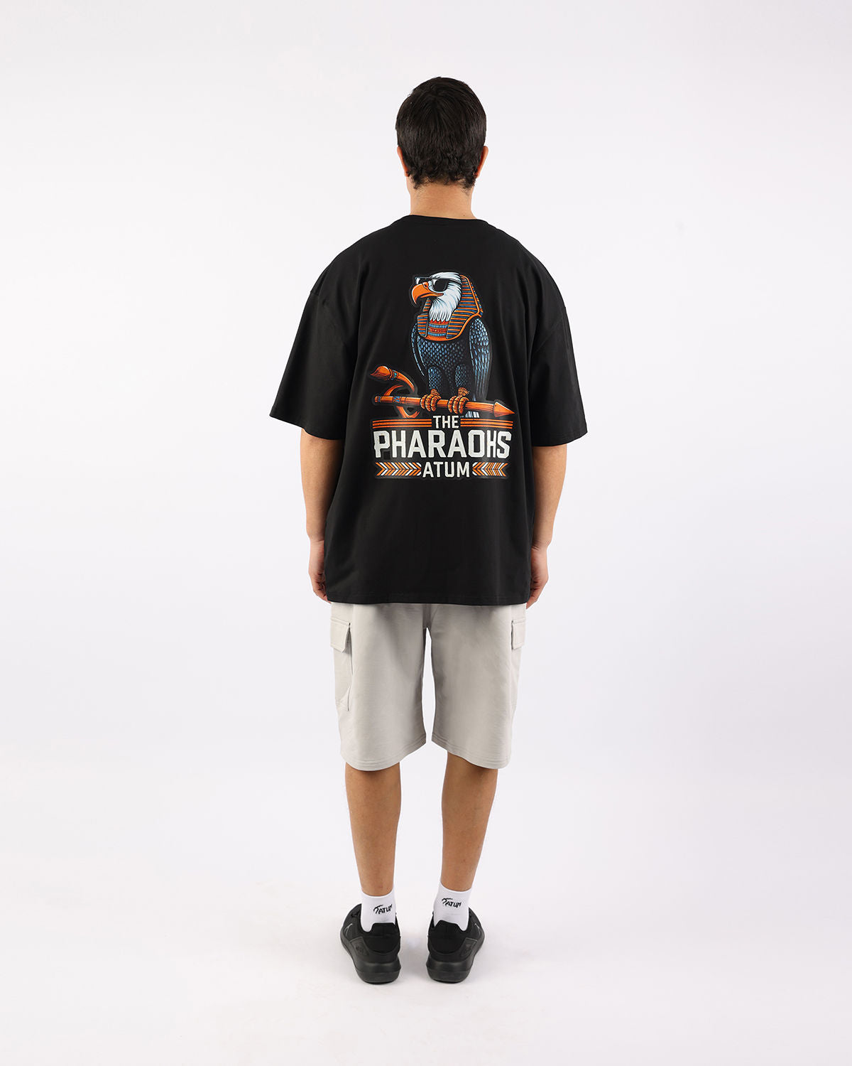 Pharaohs Legacy Black T-Shirt-Atum -91348419