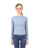 Streamline Long Slevess Women's Blue Top