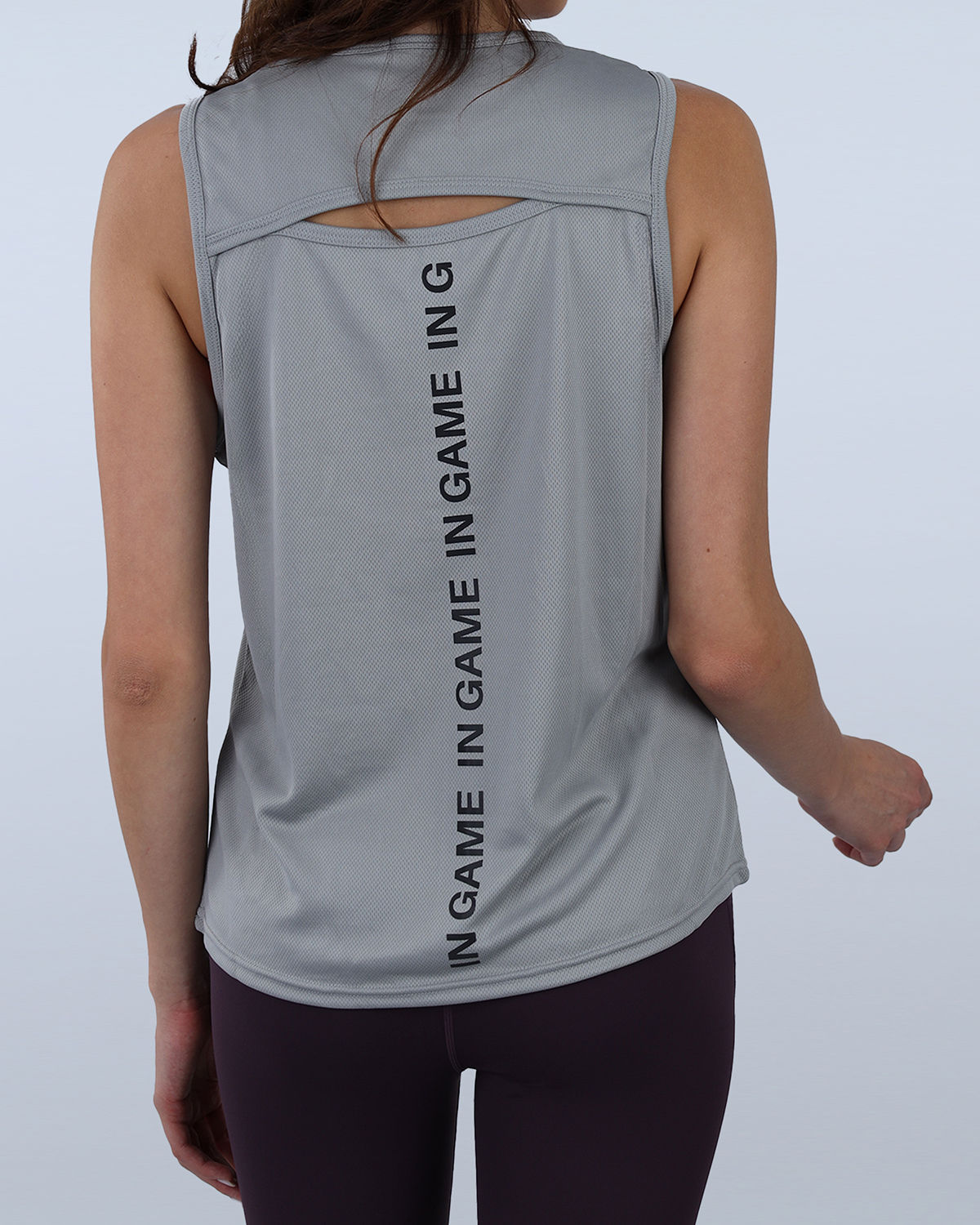 Modal Yoga Gray Tank Top-Atum -48776315