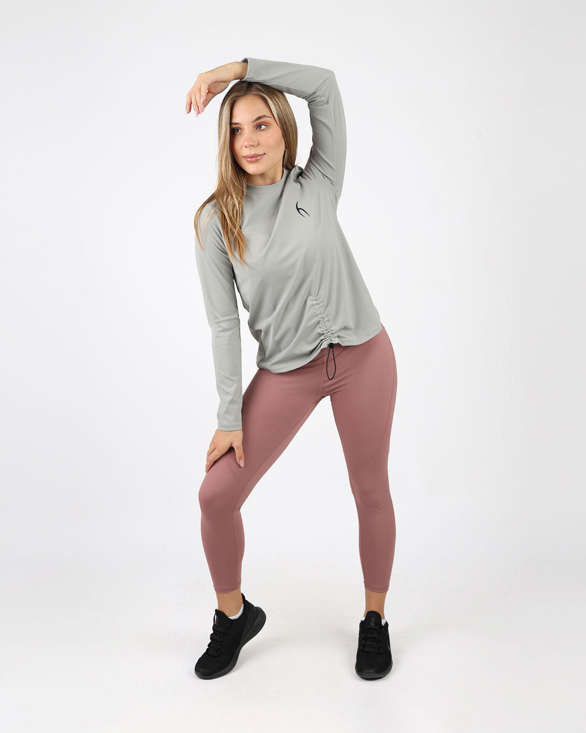 Training Long-Sleeve Gray T-Shirt-Atum -98523538