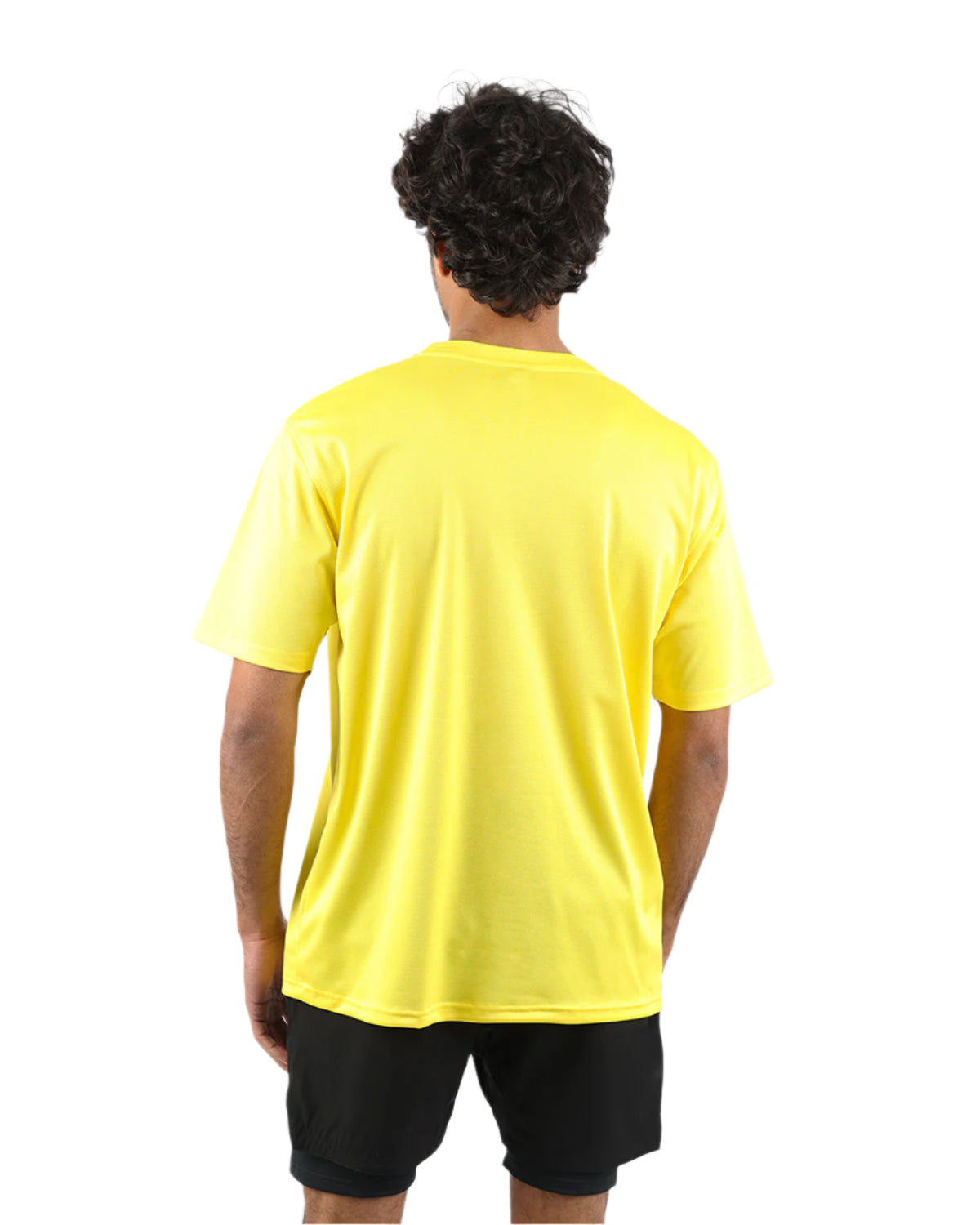 Prime Fit Men's Yellow T-Shirt-Atum -53999410